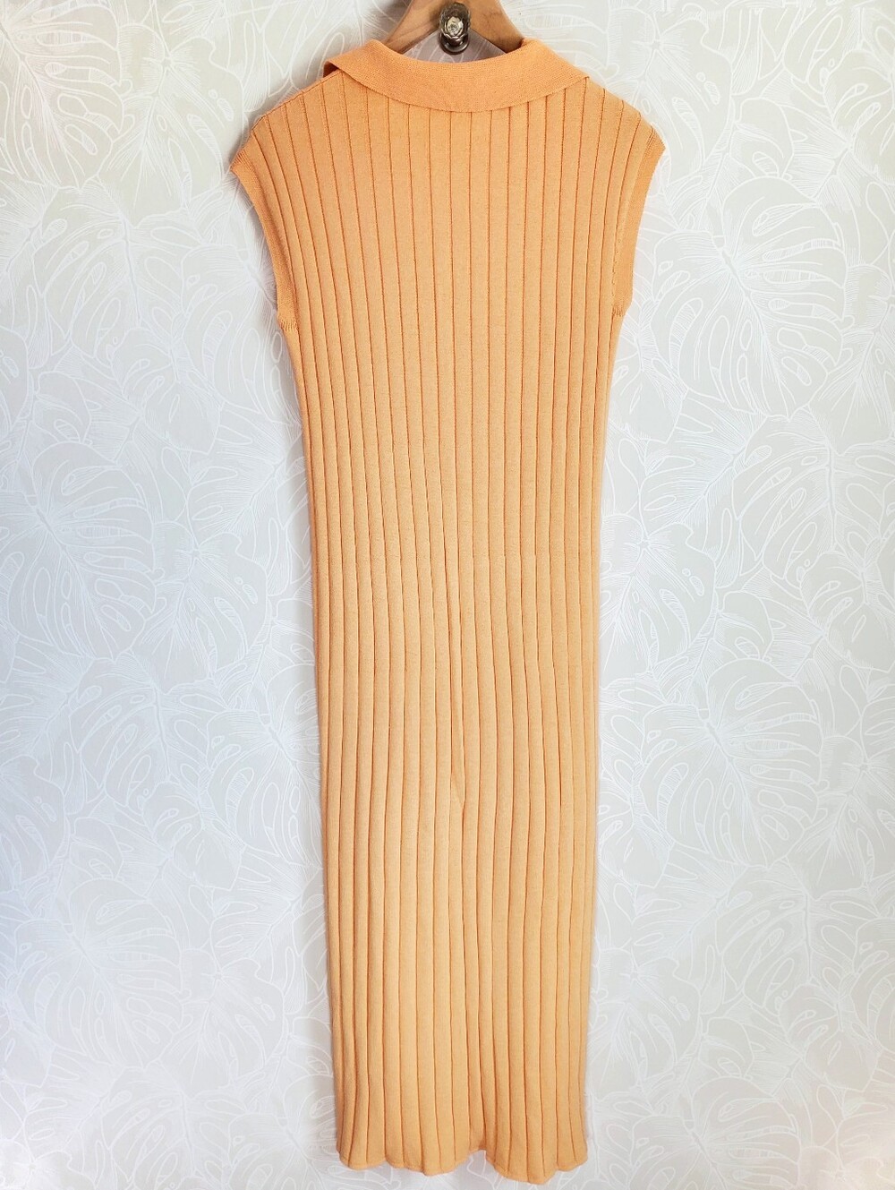 Pearl by Lela Rose Polo Knit Column Midi Dress Size Small - Picture 5 of 9